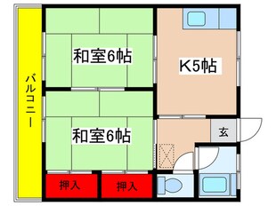 コトブキハイツの物件間取画像